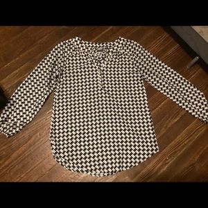 Mud Pie Size Small Houndstooth Shirt